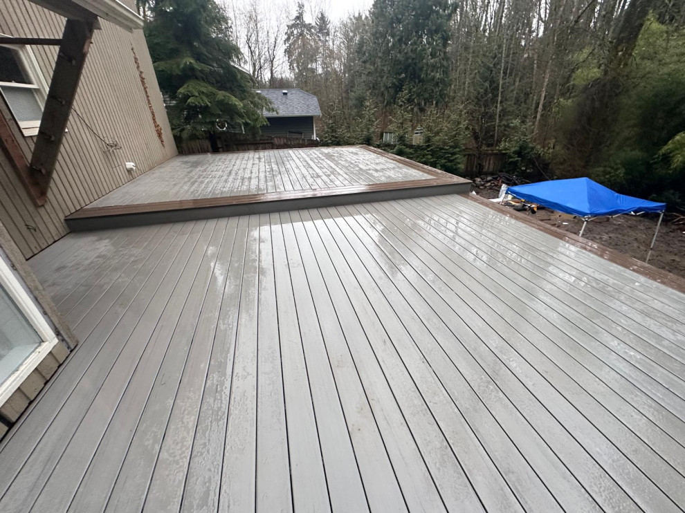 Final decking.