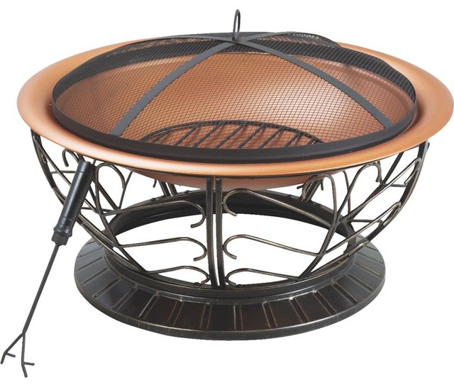 Hipp Hardware Plus 30 Steel Copper Firepit Ft 114 2