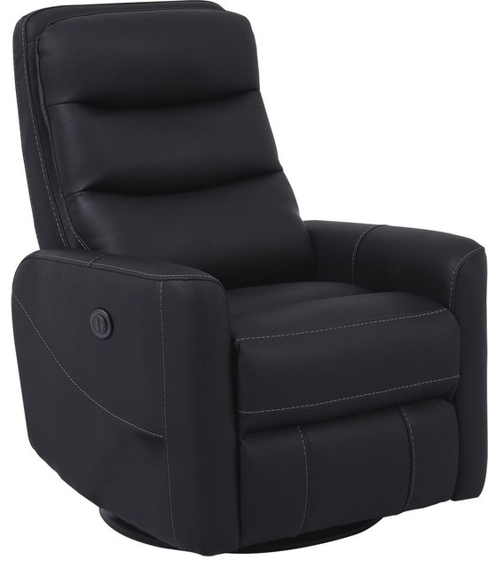 Parker Living Hercules Mher 812gspb Blc Swivel Recliner In Black Parker Living Hercules Mher 812gspb Blc Swivel Recliner In Black
