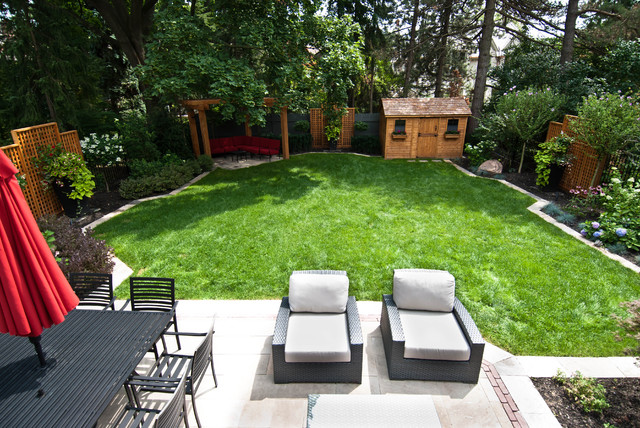 Backyards modern-uteplats