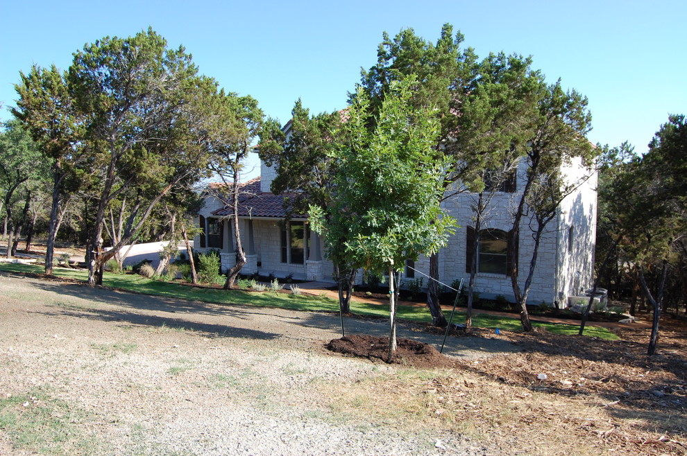 Inspiration for a rustic home design remodel in Austin