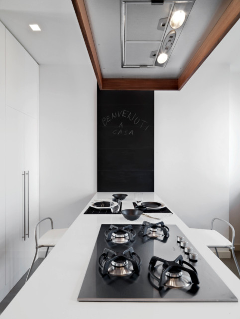 Attico Milano centro contemporary-kitchen