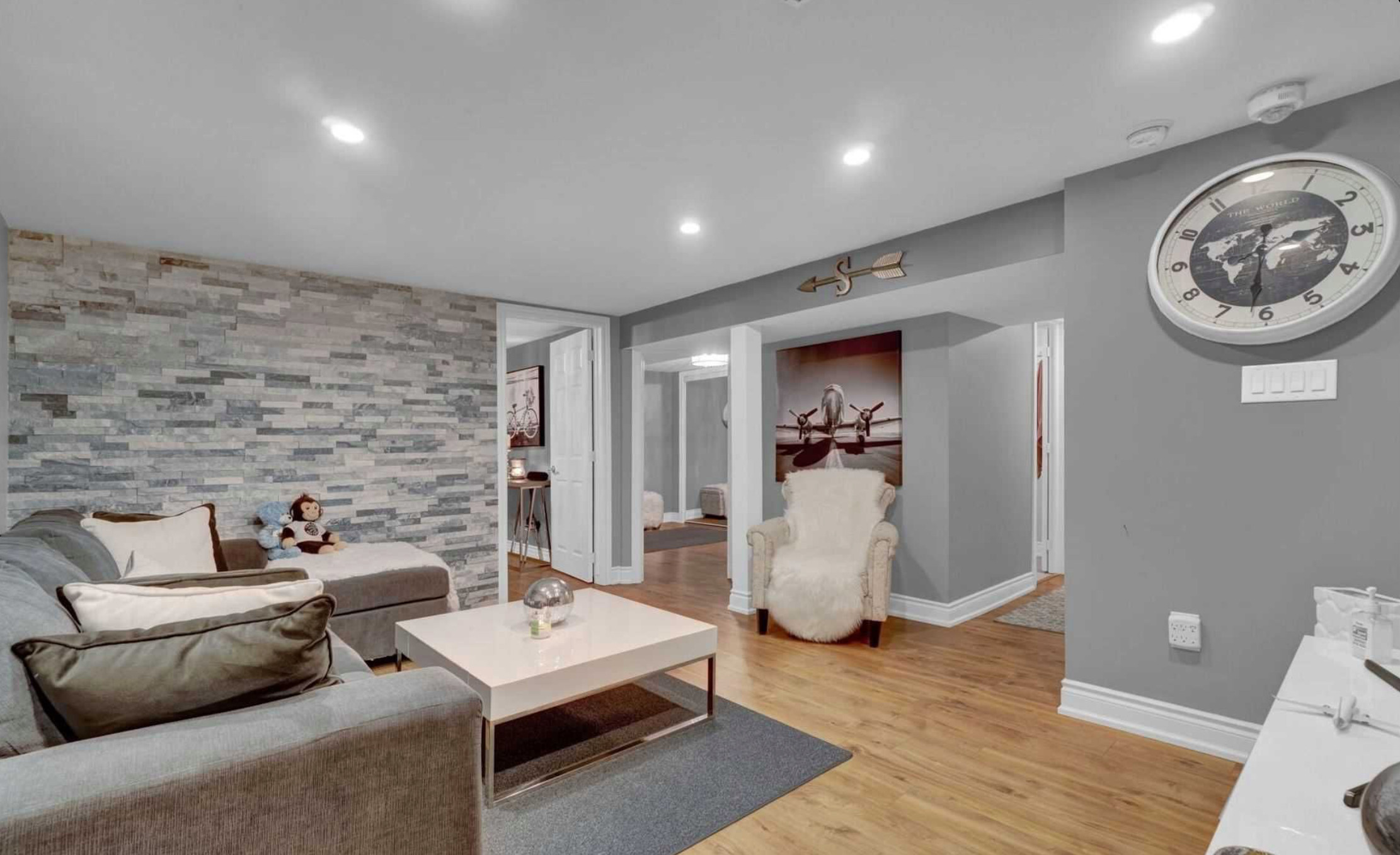 Fresh basement space