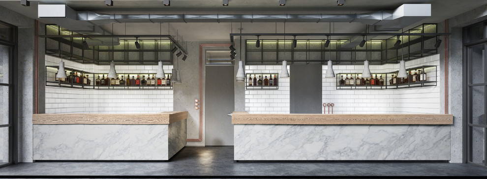 Дизайн интерьера кафе "Пион" в парке "Сокольники"