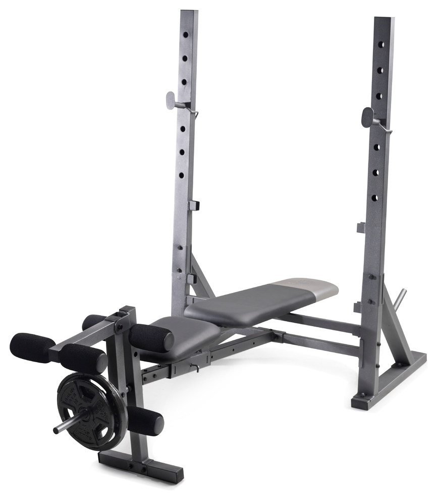 Gold S Gym Xr 10 1 Olympic Weight Bench Transitional Home Gym