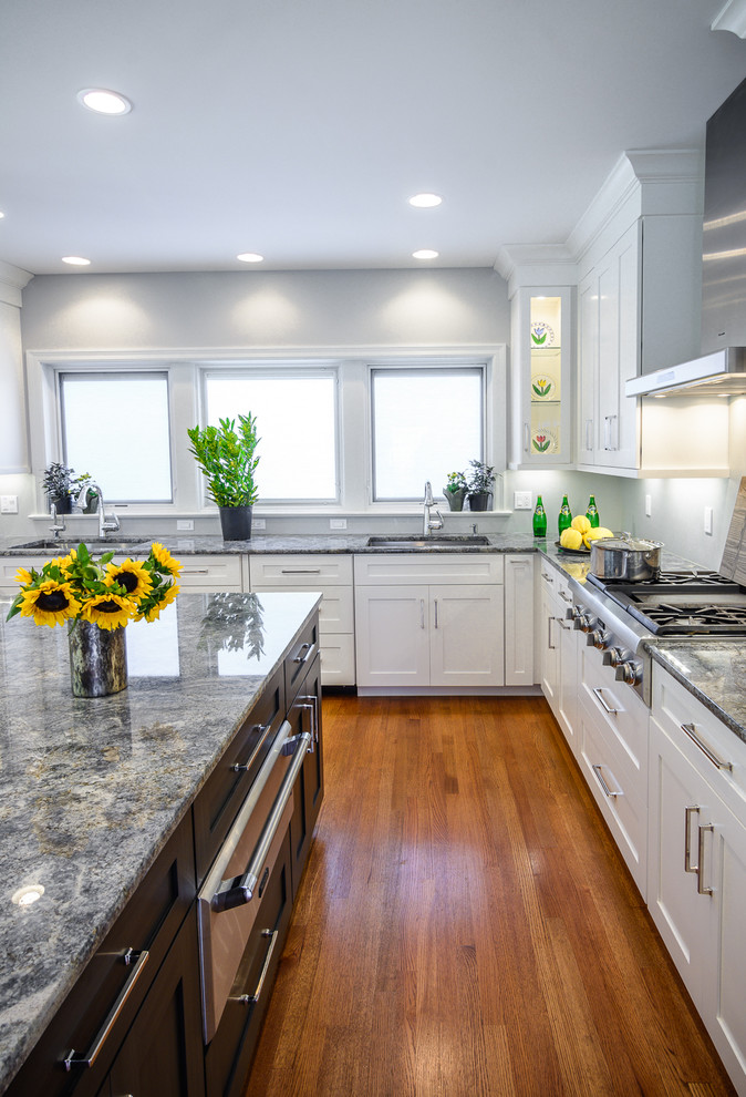 Transitional kitchen photo in St Louis