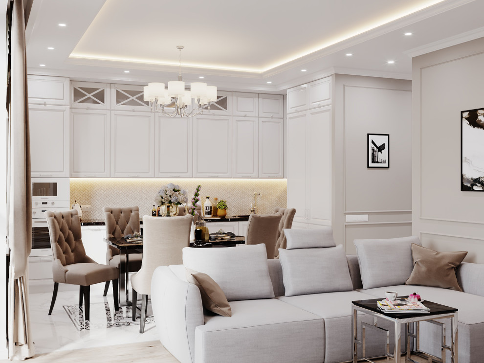 Просторная и светлая неоклассика