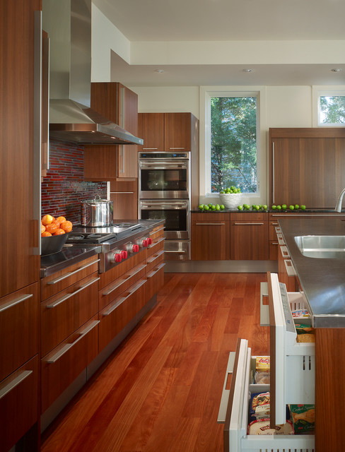 Warm Welcome - Kitchen Remodel - Contemporary - Kitchen  