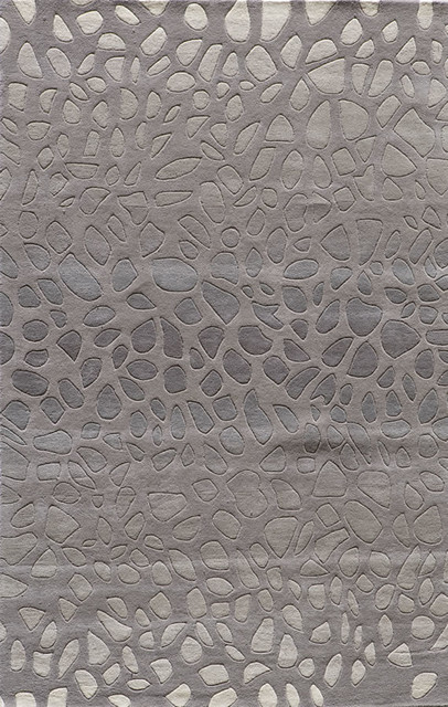 Grey Silver Rugs Roselawnlutheran Momeni Delhi Stones Rug Silver And Gray 2u00273