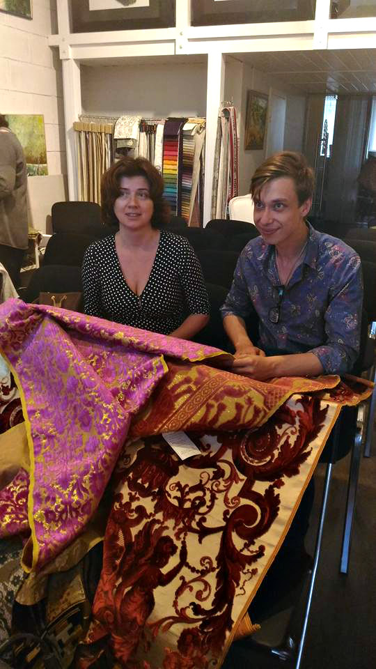 Презентация ручных тканей, изготовленных на станках 18 века