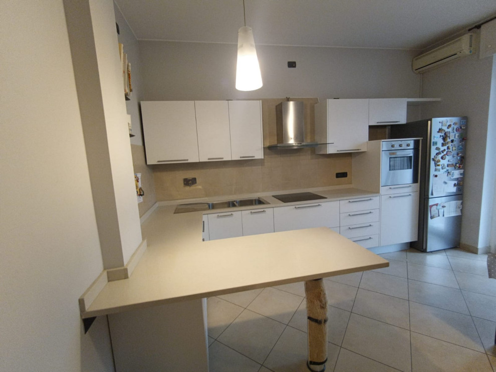 Restyling Cucina sostituzione ante Rovere Bianco