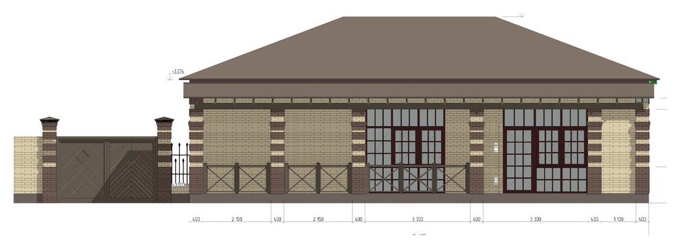 Дизайн и визуализация фасада частного дома