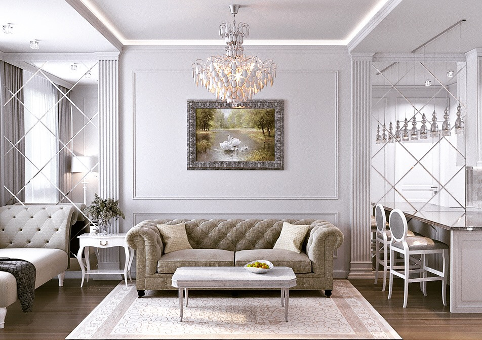 Квартира в Сколково - Гостиная