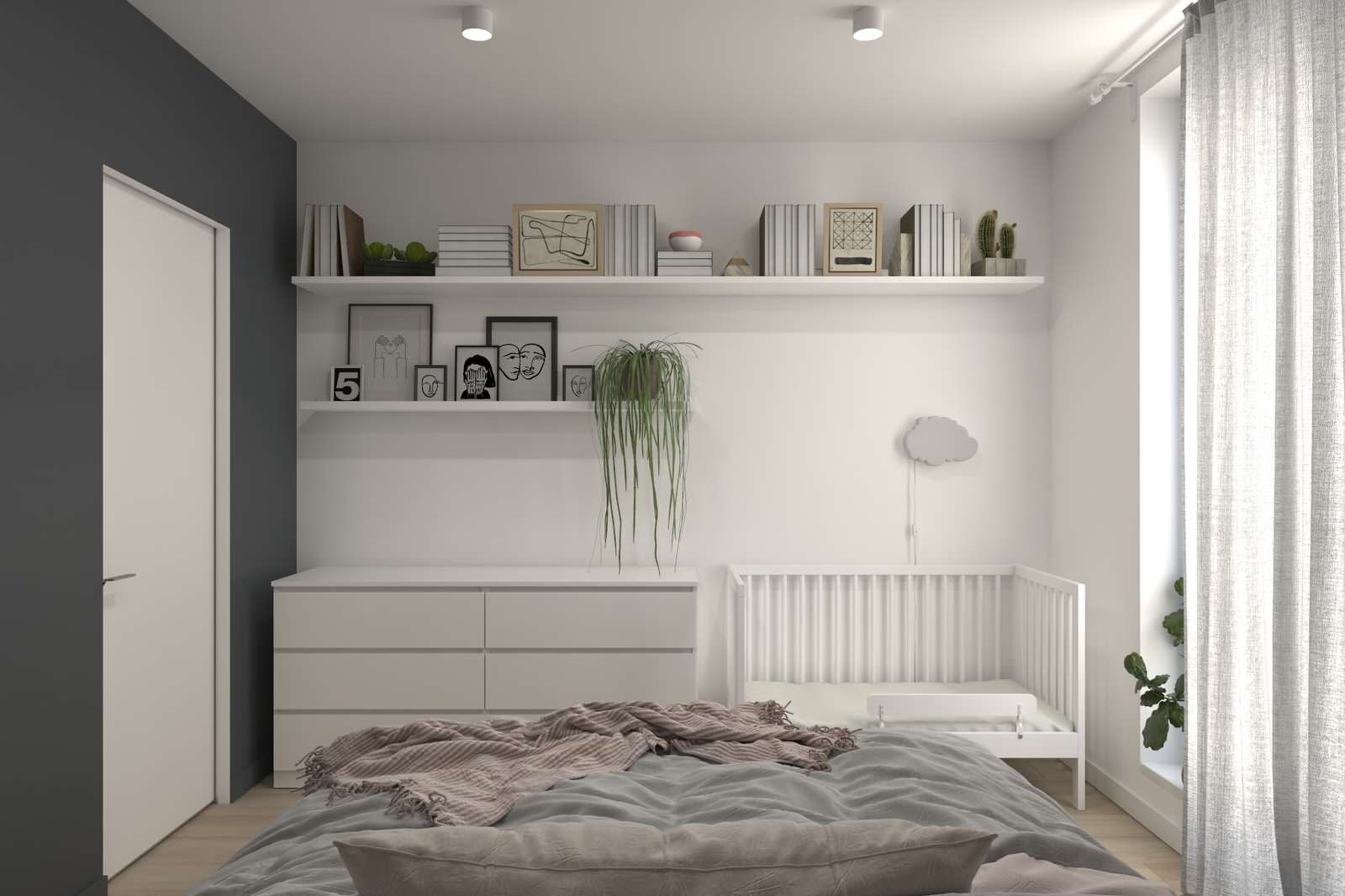 Квартира для пары фотографов в ЖК "Галактика"