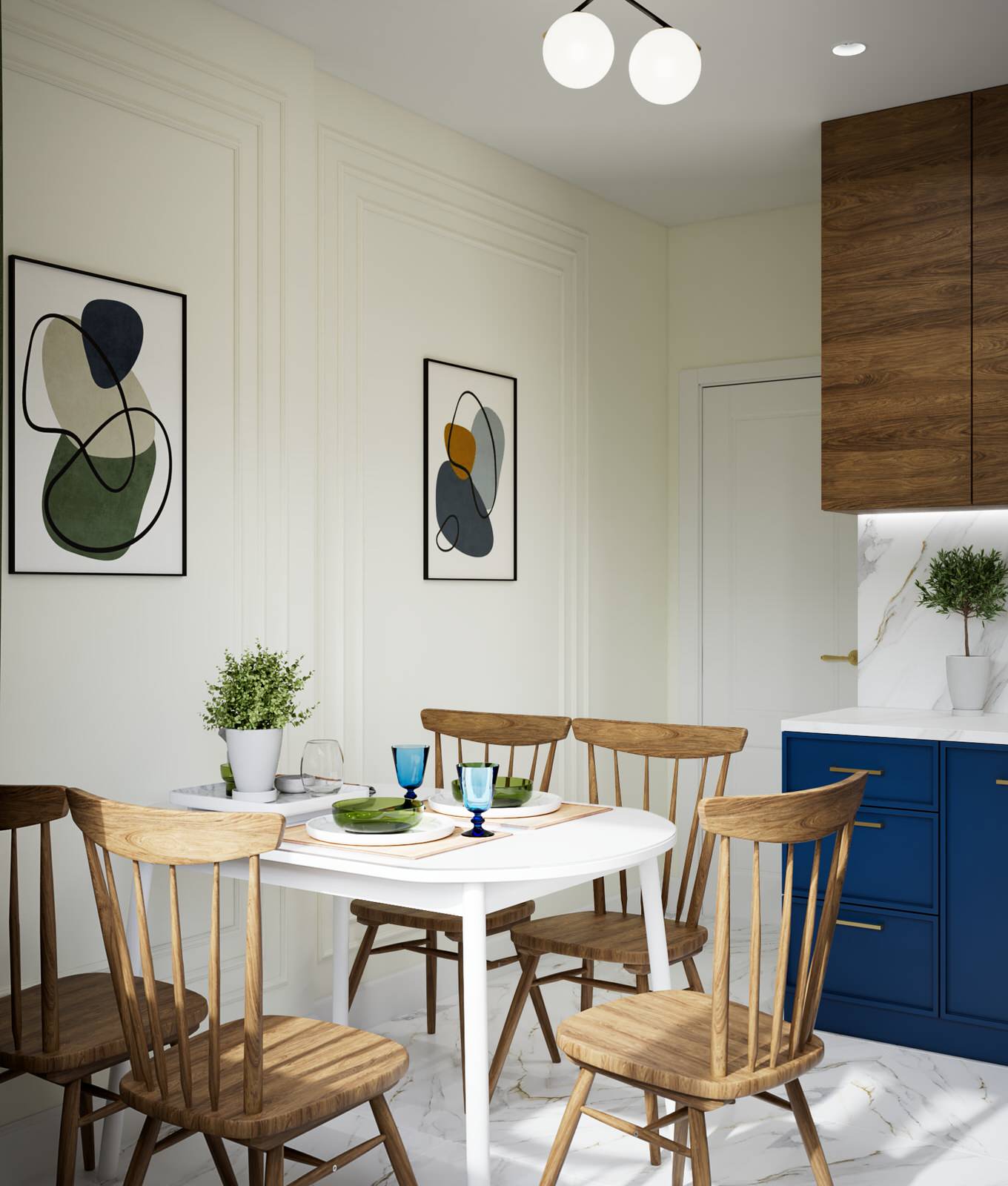 Современный жилой интерьер