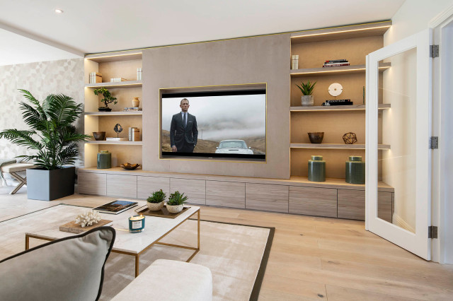 Brondesbury Park contemporary-living-room