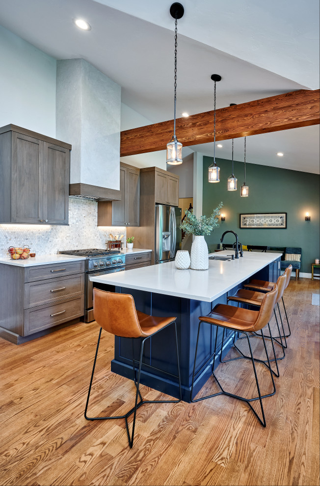 Kitchen - transitional kitchen idea in Denver