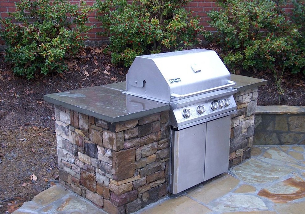 Outdoor Kitchens and Grill Enclosures Atlanta by ARNOLD Masonry and