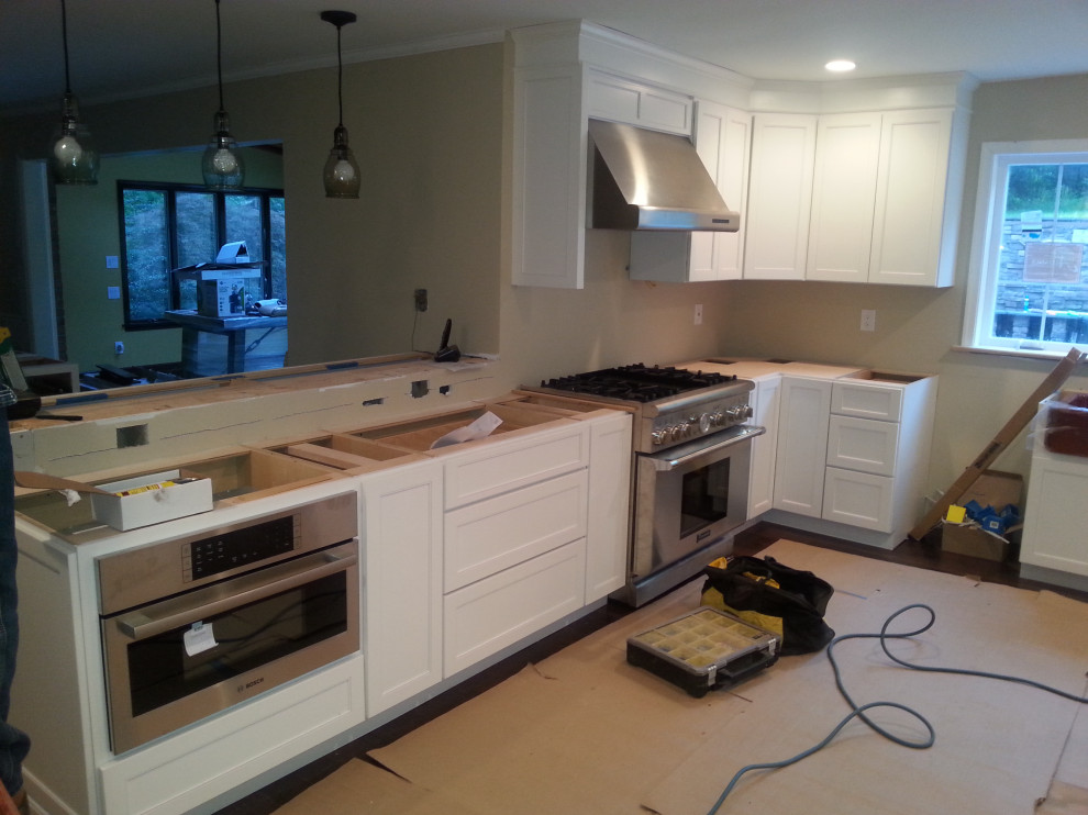 Stacy M Custom Kitchen Flooring + Bump out