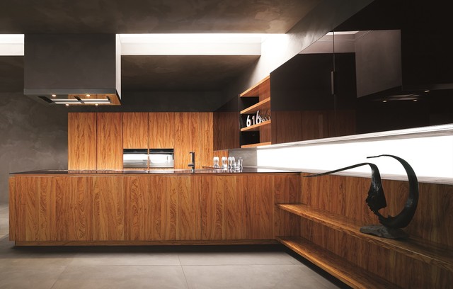 Yara - Olive contemporary-kitchen