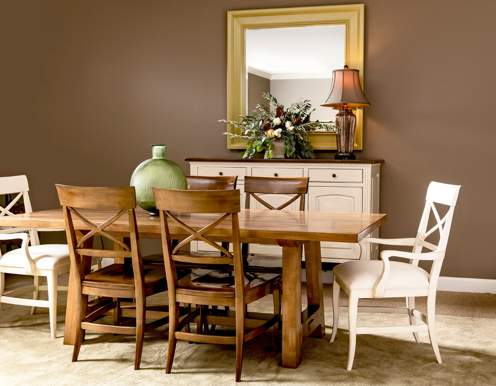 Transitional dining room photo in Phoenix