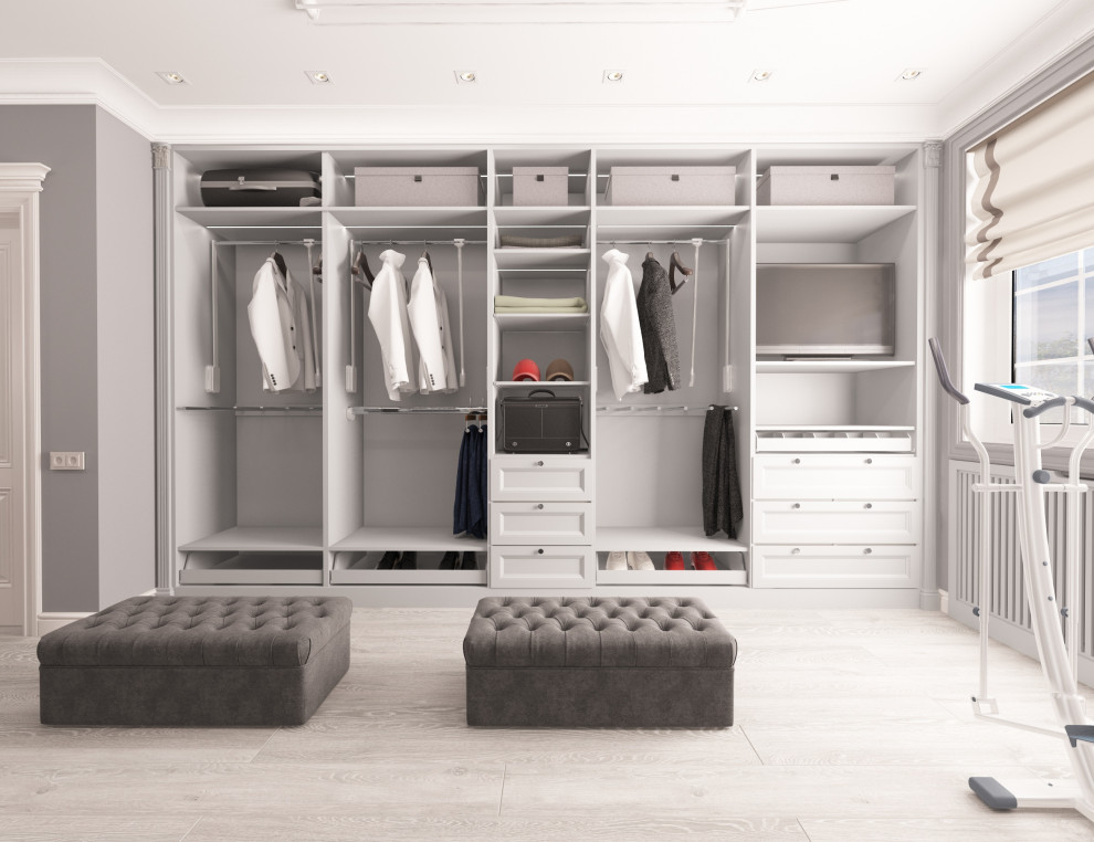 Гардеробная в коттедже в Славгороде