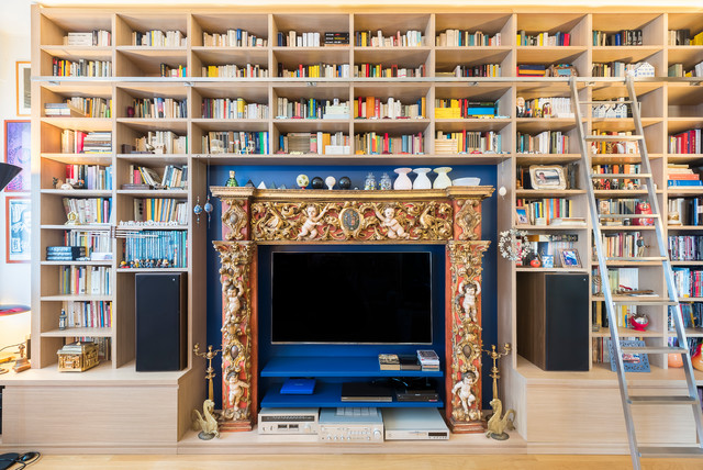 casa e libri | 180 mq mediterranean-living-room