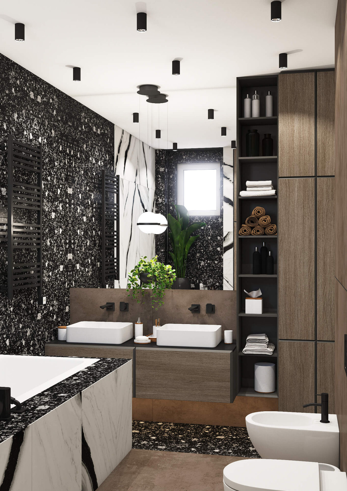 Дизайн санузла в ЖК Duderhov club