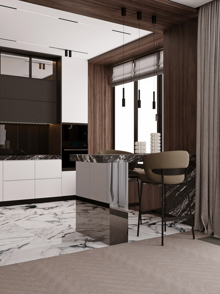 Интерьер в ЖК "Западный порт"