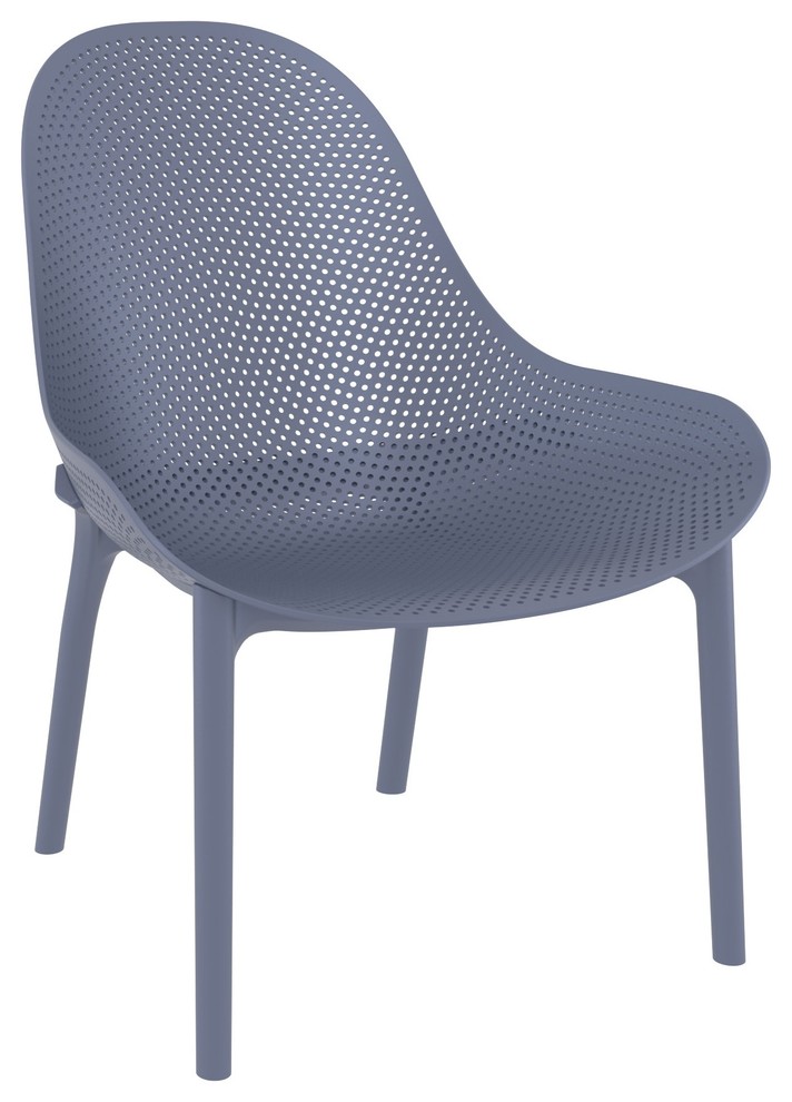 Compamia Sky Lounge Chair, Set of 2, Dark Gray