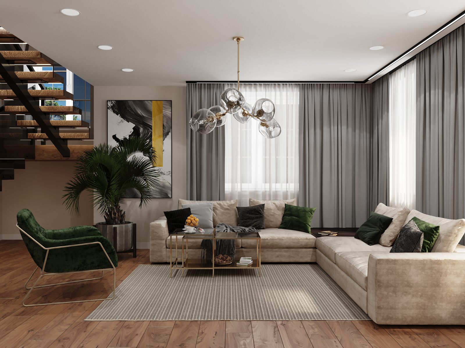 Загородный дом в современном стиле