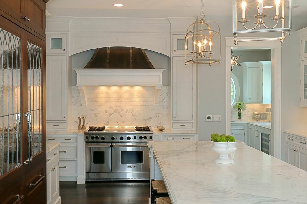 Kitchen - transitional kitchen idea in Chicago