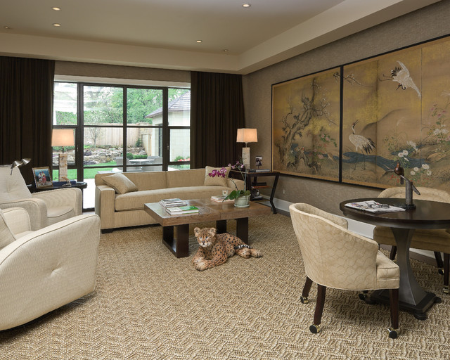 Soft Contemporary modern-wohnbereich