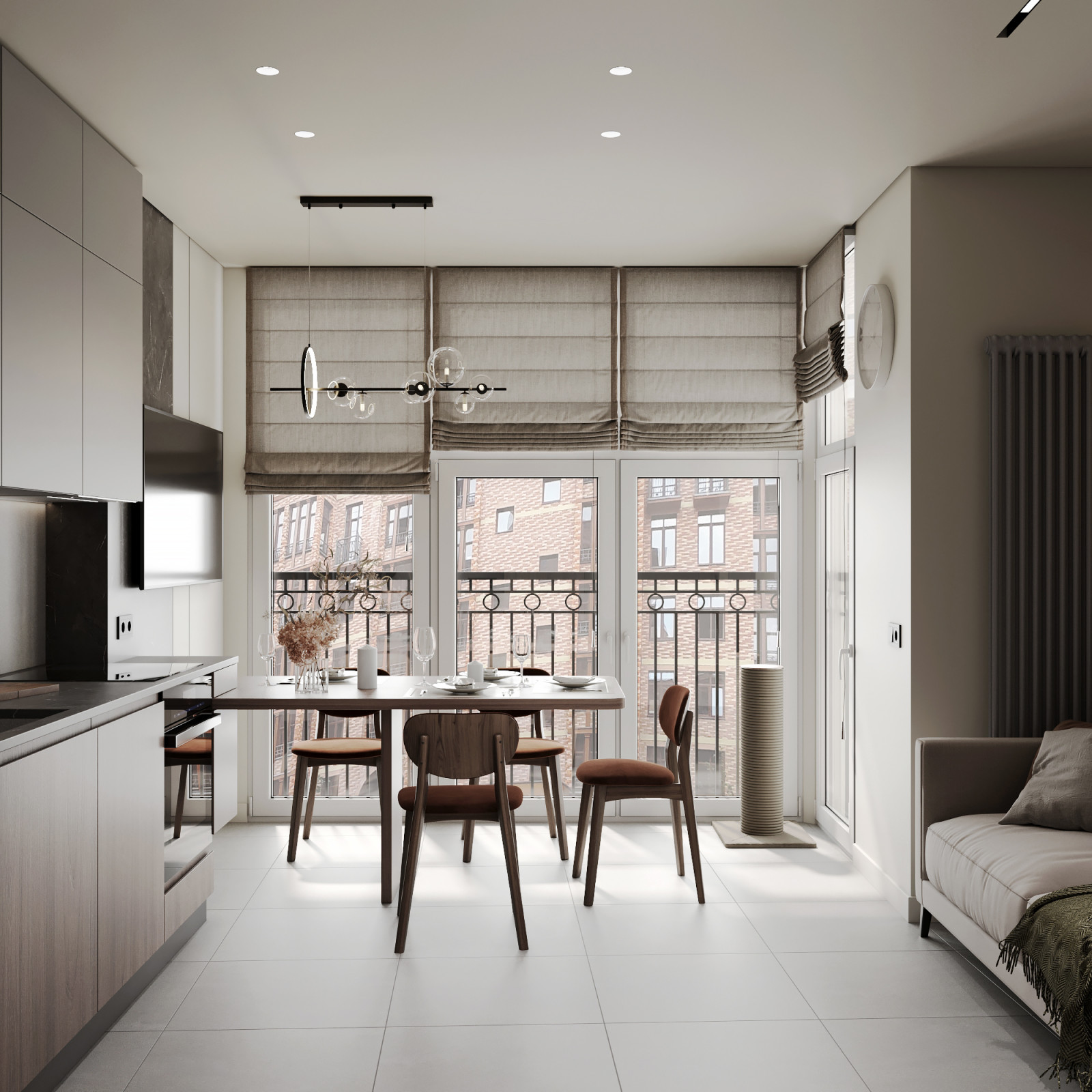 Небольшая квартира для семьи