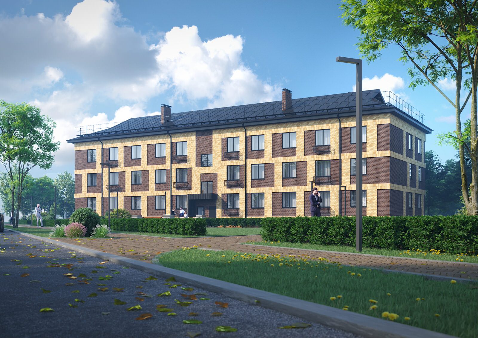 Проект многоквартирного жилого дома в посёлке Прохоровка