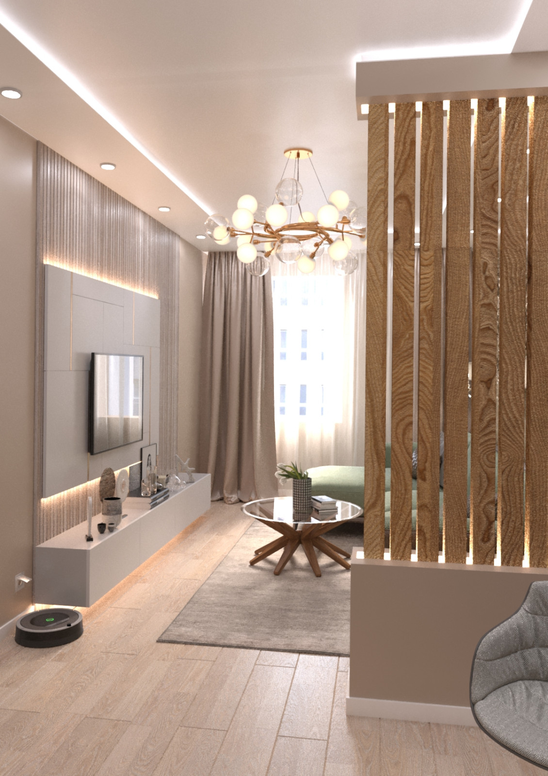 3 Комнатная квартира в ЖК Париж