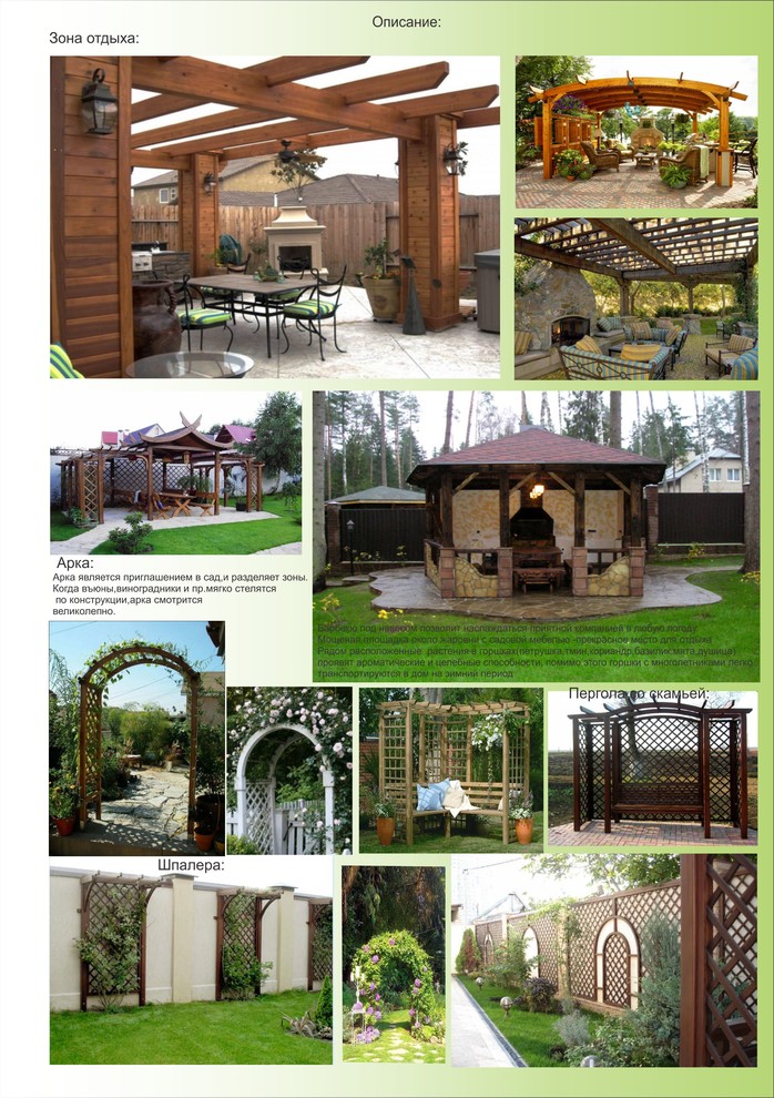 Эскизный проект благоустройства участка