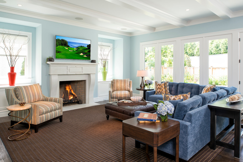 Example of a transitional home design design in DC Metro