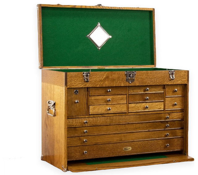 Wooden Chest for Valuables 13 Drawers, Gerstner 2613 Transitional
