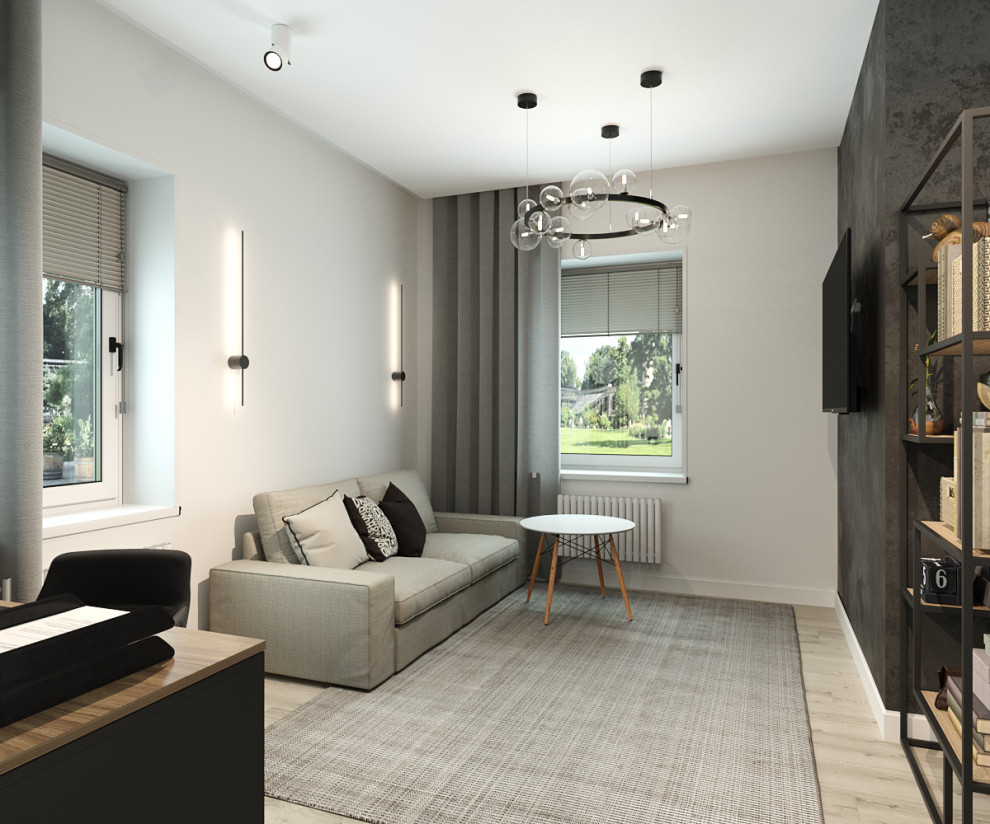 Загородный дом в одном уровне