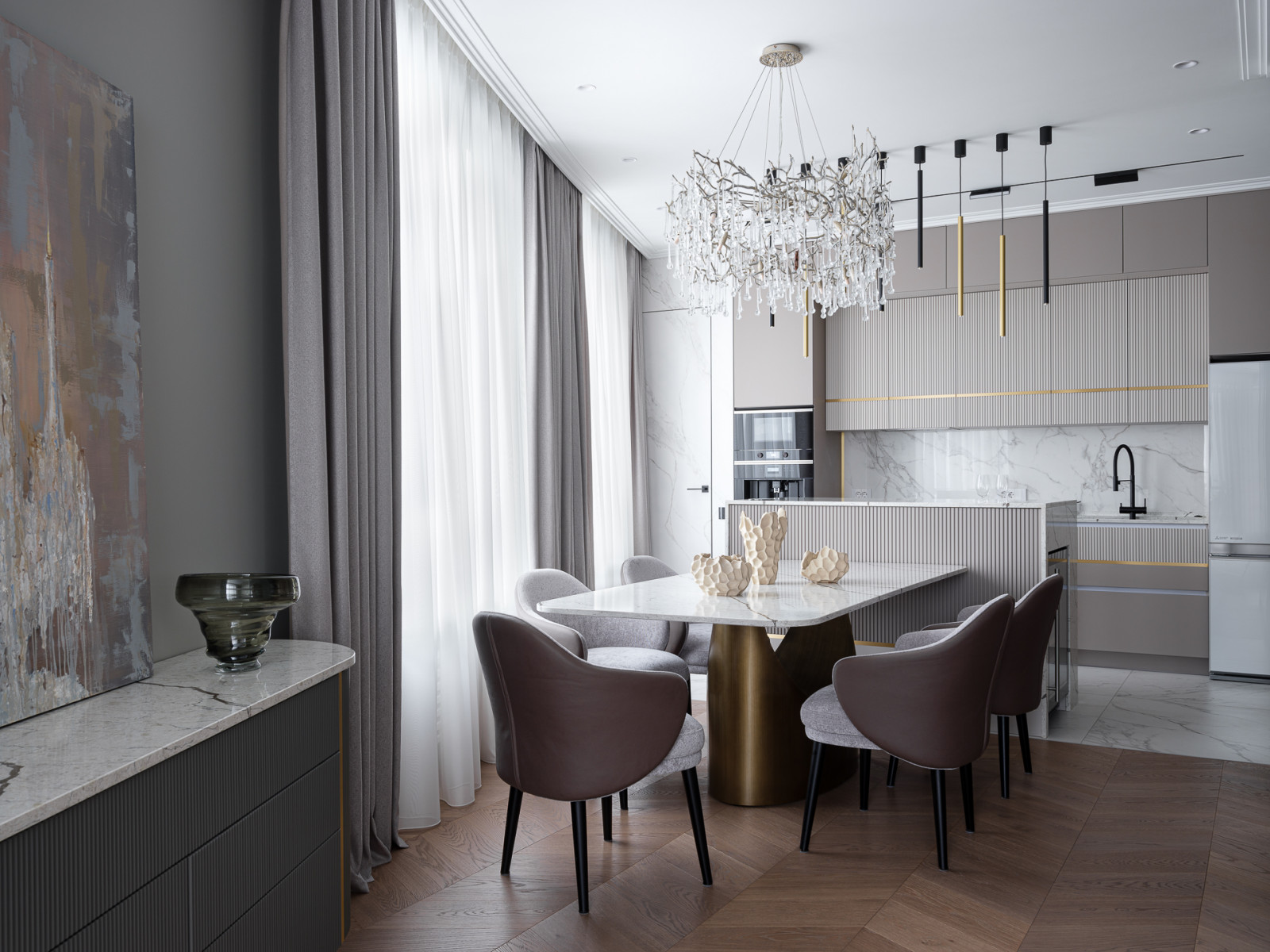 Квартира 149 м² в ЖК «Крылья»