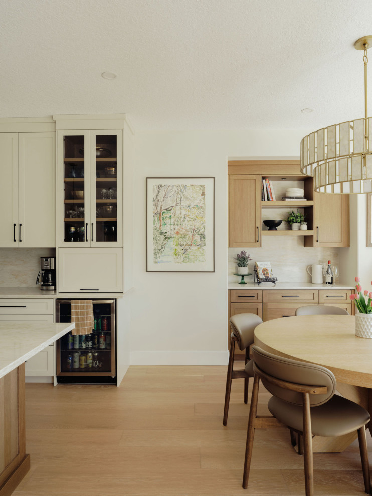 Transitional kitchen photo in Edmonton