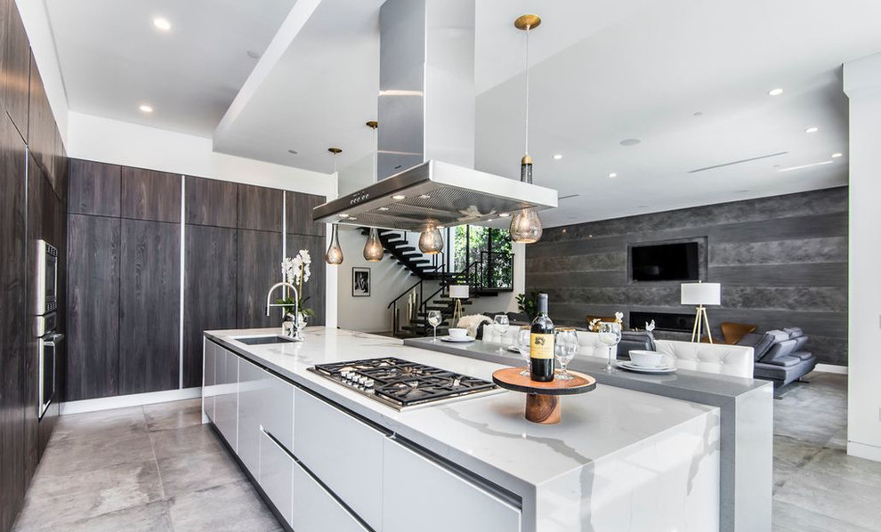 Luxury Modern Residential/ Los Angeles Contemporary Kitchen Los