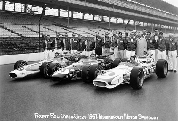 Historic Grand Prix-Indianapolis Motor Speedway 24/"x36/" Canvas Racing Poster