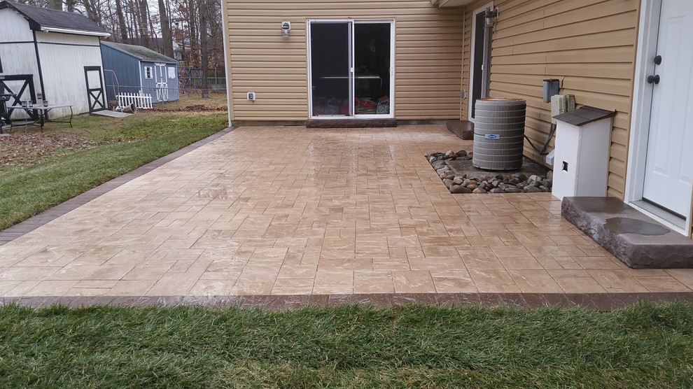 Paver Patio - Contemporary - Patio - Baltimore - by Gately Scapes, Inc.
