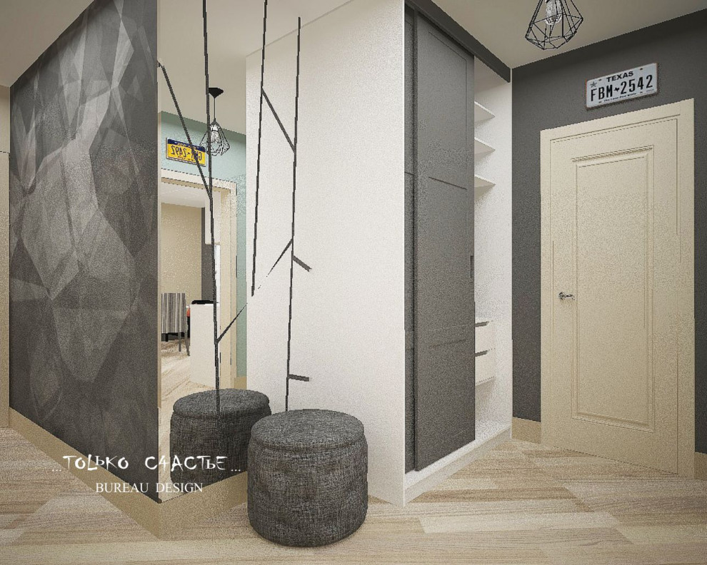 дизайн интерьера, дизайн квартиры , квартира "южный бульвар