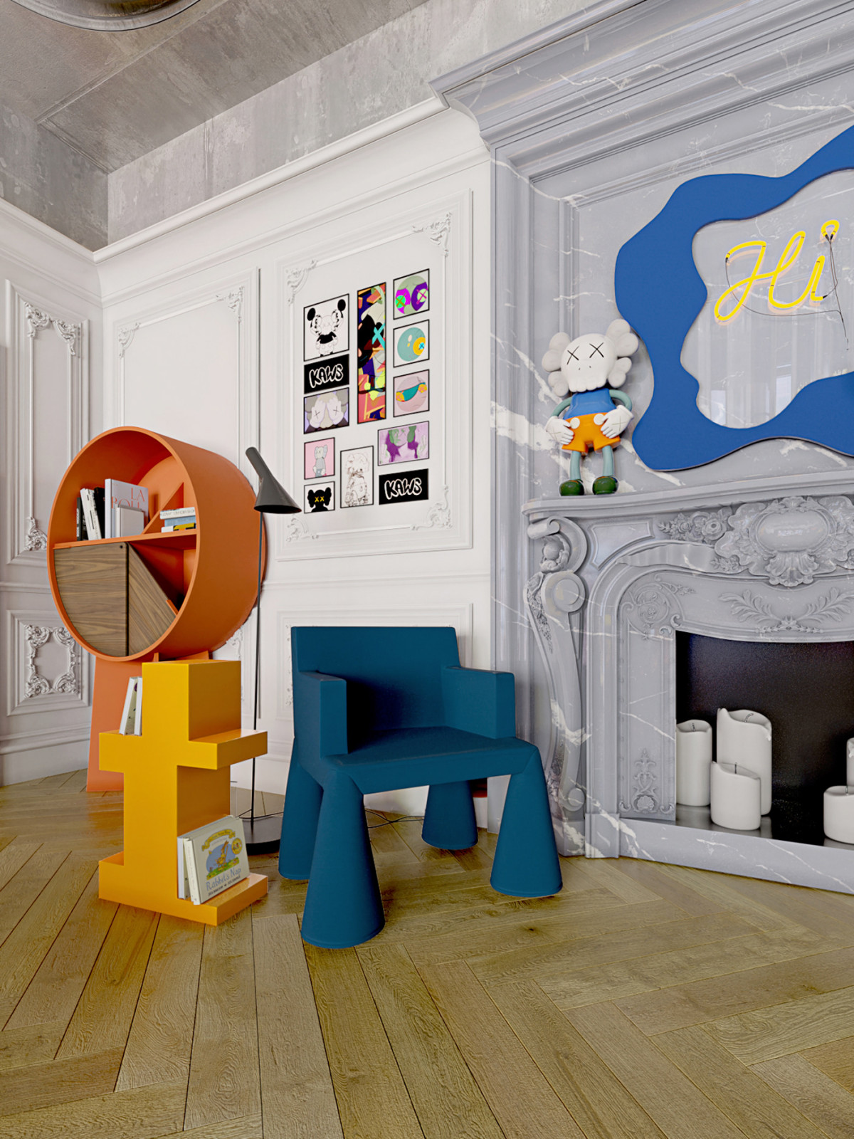 Дизайн апартаментов "FUN BOX"