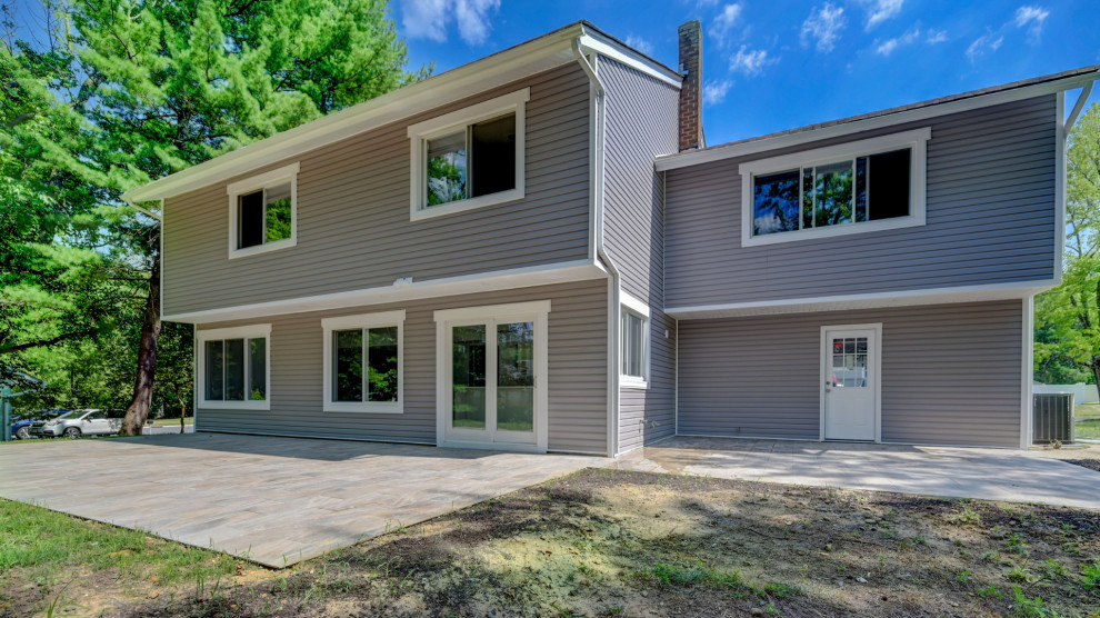 Exterior siding of the house