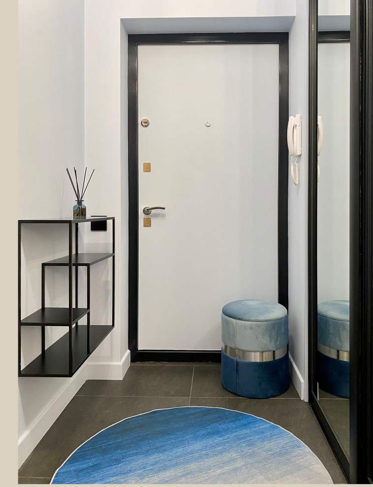 Малые м2 - не помеха комфорта. Смелый и яркий интерьер для молодой семьи