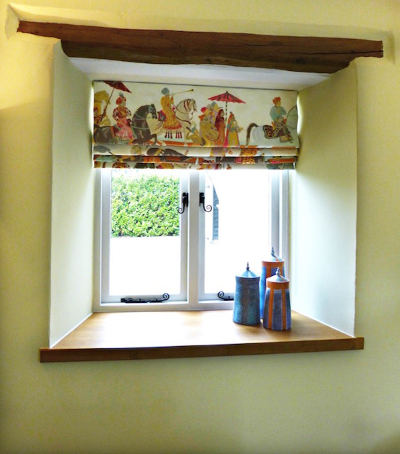 Window Treatments asian-living-room